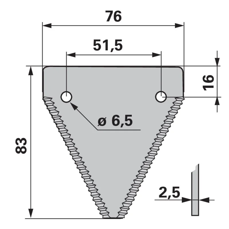 Schröckenfux - 44103700 - Mähklinge