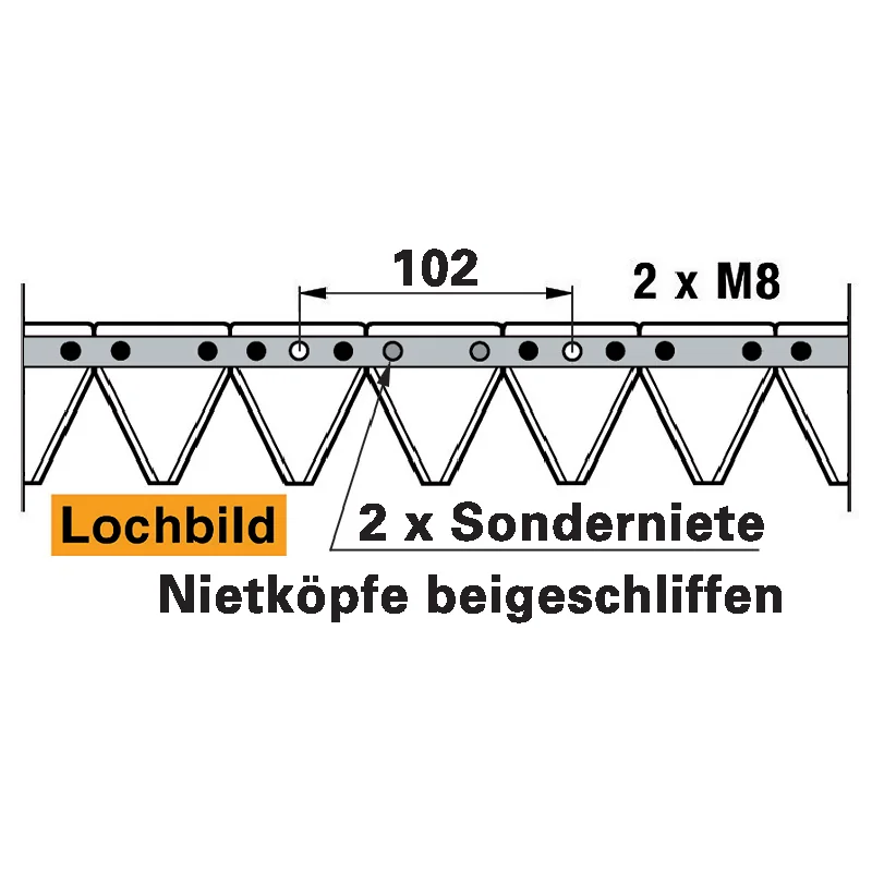 Schröckenfux - 48201N - Mähmesser