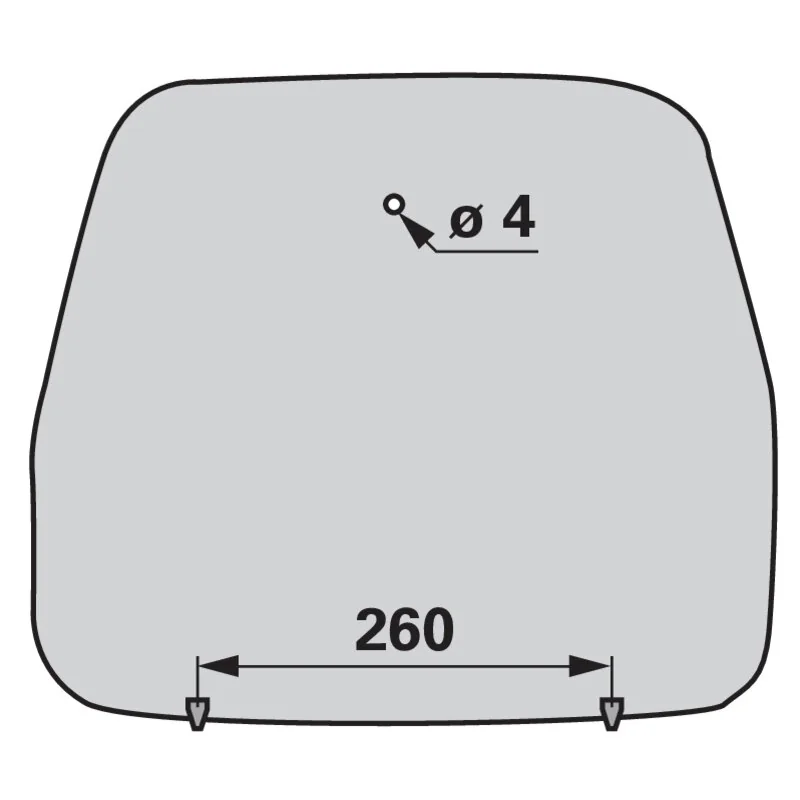 Seat - FLA084BK - Rückenpolster