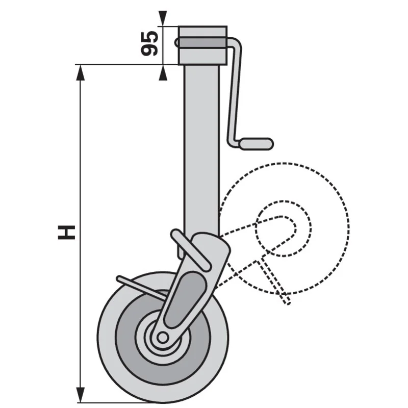 Simol - DM 414 - Stützrad