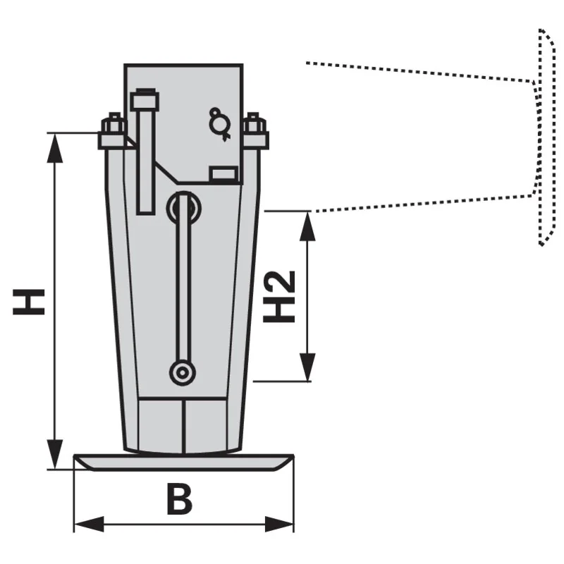 Simol - DS510S - Abstellstütze