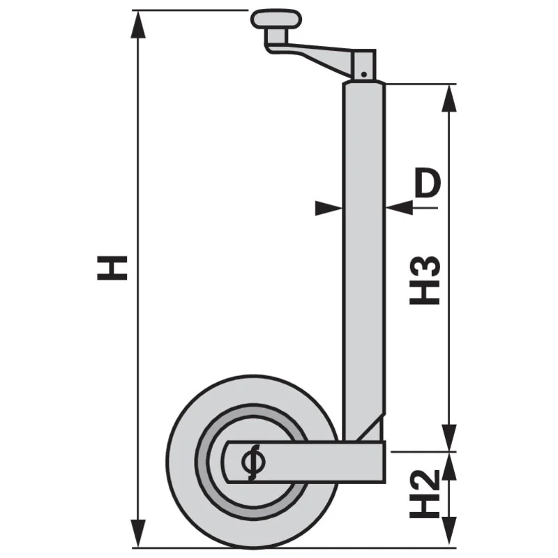 Simol - FC 241 - Stützrad