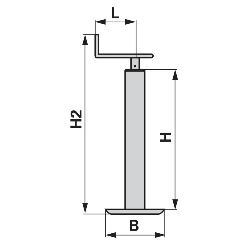 Simol - P546 - Abstellstütze