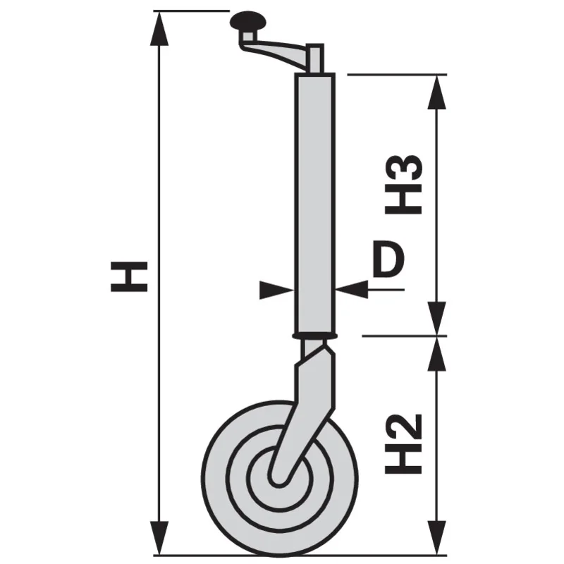 Simol - SC 199 - Stützrad