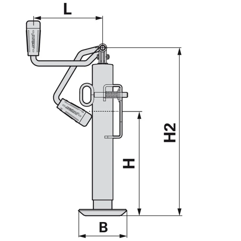 Simol - SF2102 - Abstellstütze