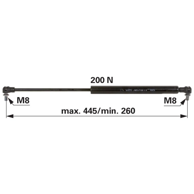 Stabilus - 0.010.6267.0 - Gasdruckfeder