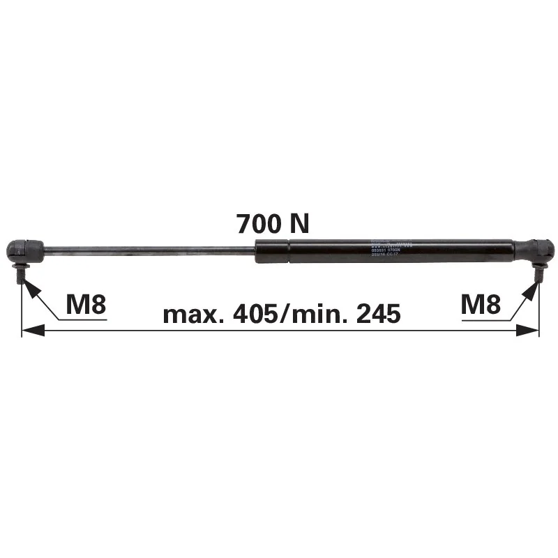 Stabilus - 0.014.9255.0 - Gasdruckfeder