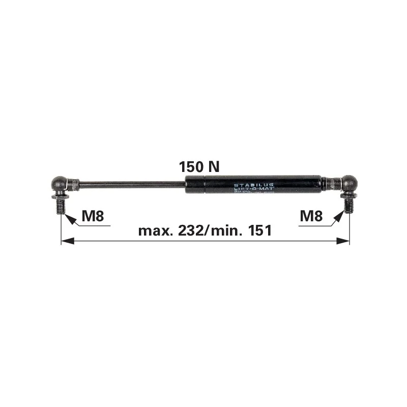 Stabilus - 04414159 - Gasdruckfeder