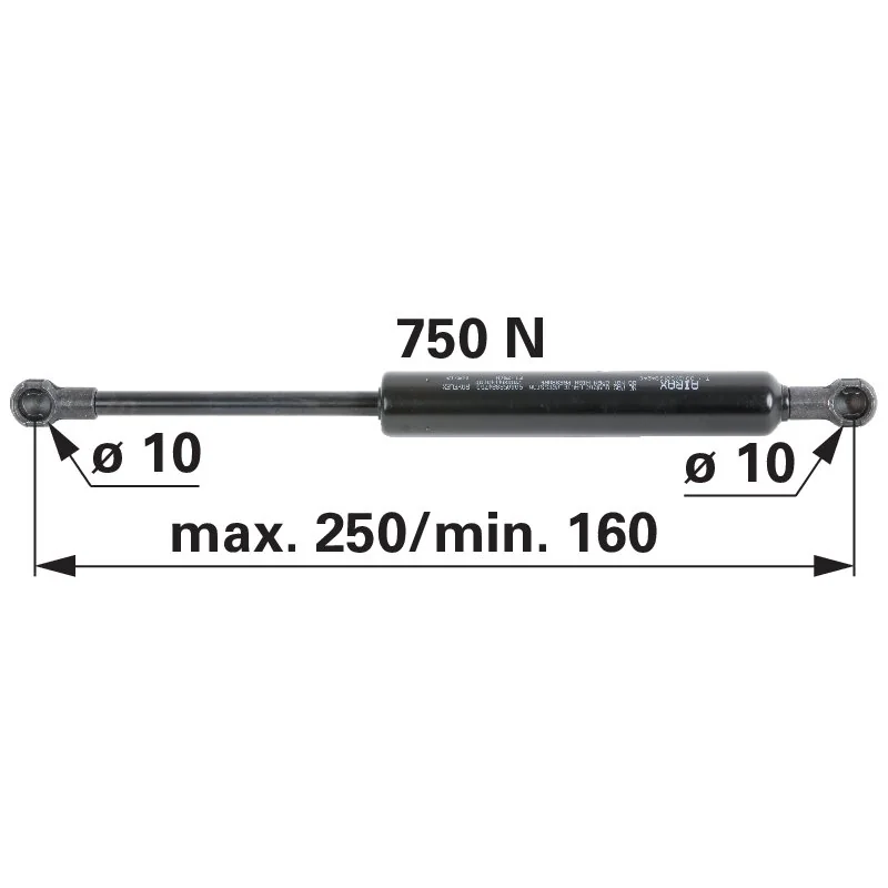 Stabilus - 04429617 - Gasdruckfeder