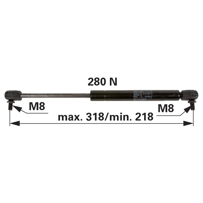 Stabilus - 1-34-701-485 - Gasdruckfeder