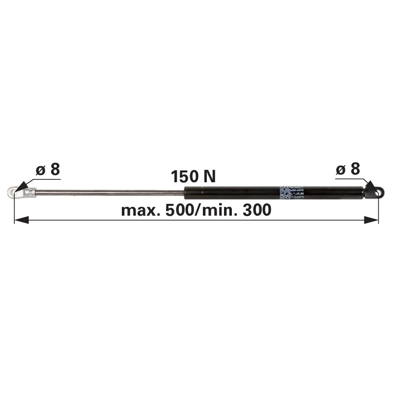 Stabilus - 1-34-701-526 - Gasdruckfeder