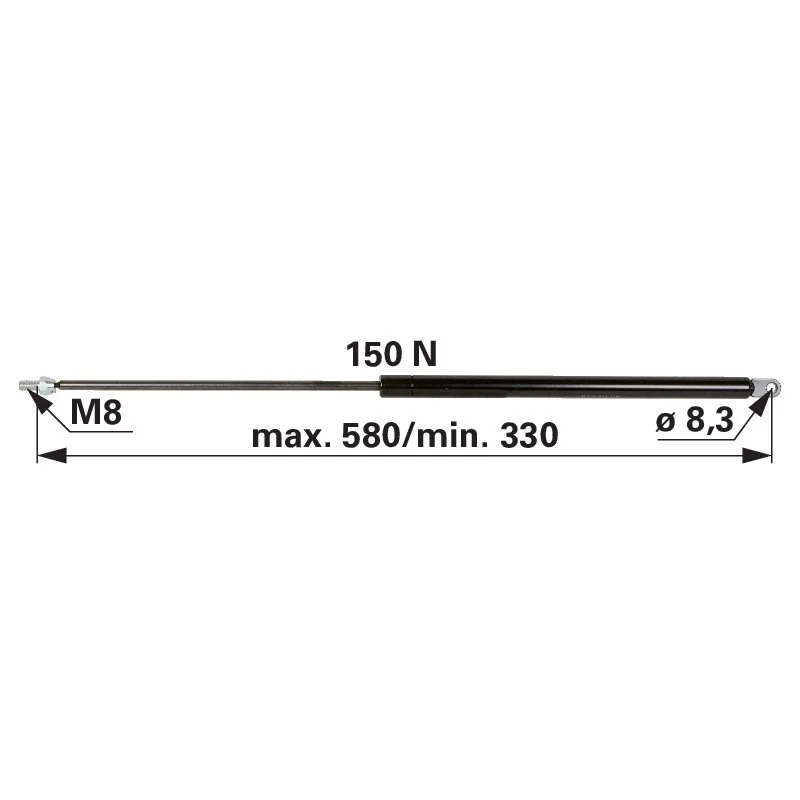 Stabilus - 1-99-976-005 - Gasdruckfeder