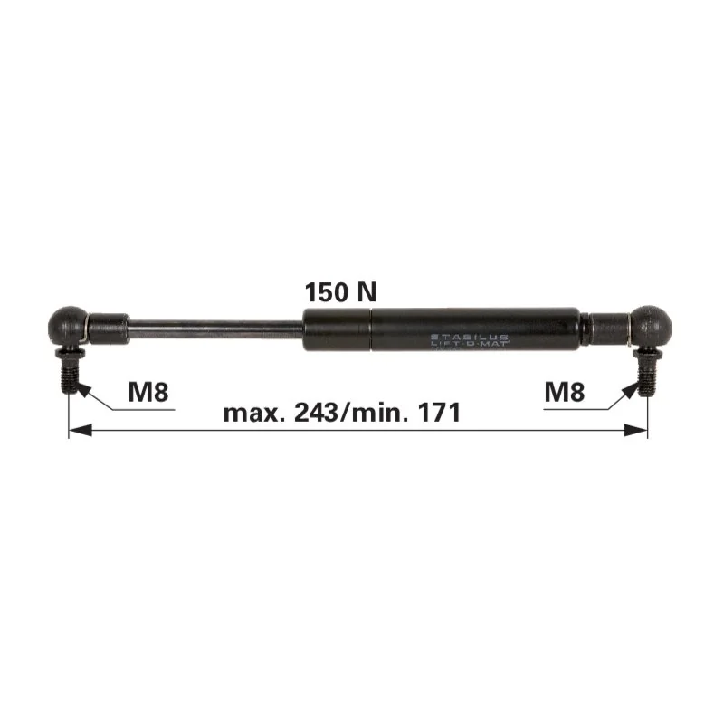 Stabilus - 1284622C1 - Gasdruckfeder
