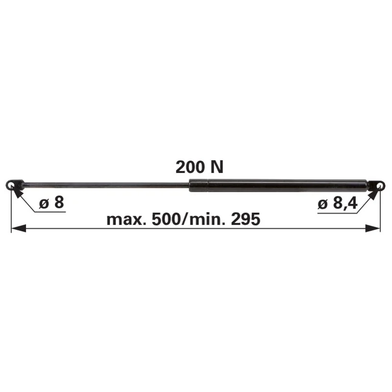 Stabilus - 3103255M1 - Gasdruckfeder