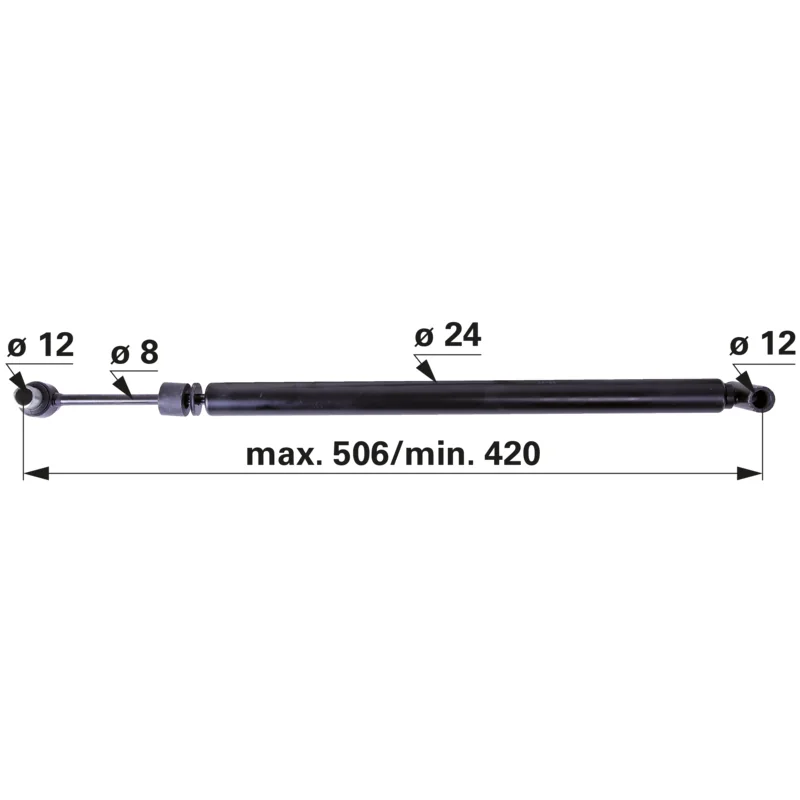 Stabilus - 370.556 - Stoßdämpfer