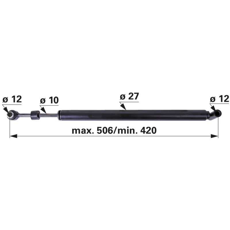 Stabilus - 370.589 - Stoßdämpfer