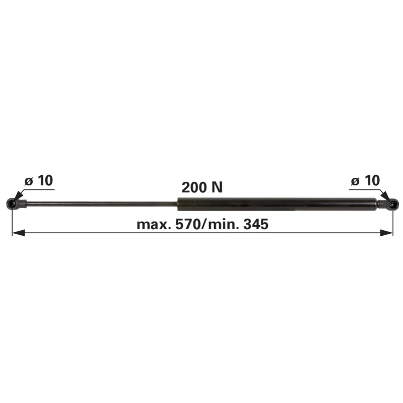 Stabilus - 47126775 - Gasdruckfeder