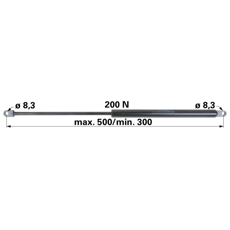 Stabilus - 6-100.20.505 - Gasdruckfeder