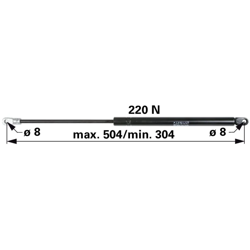 Stabilus - 615388 - Gasdruckfeder