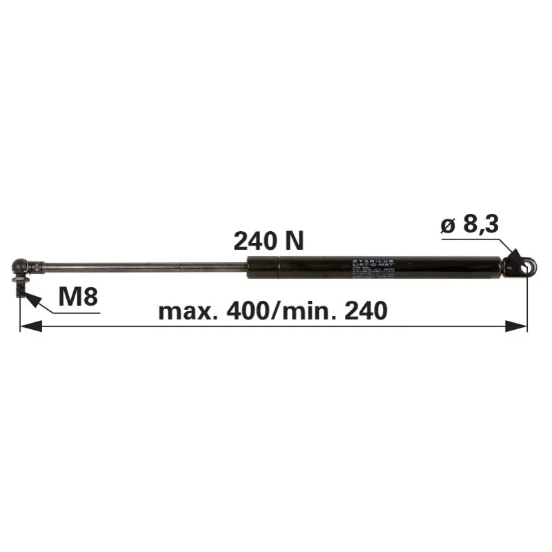 Stabilus - 623463 - Gasdruckfeder