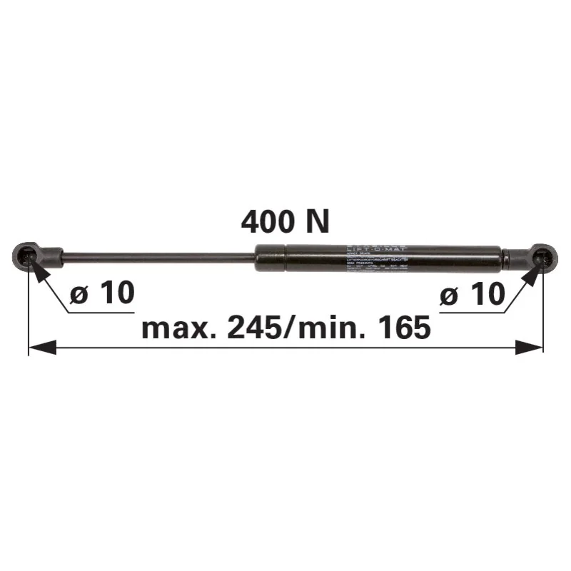 Stabilus - 700069530 - Gasdruckfeder