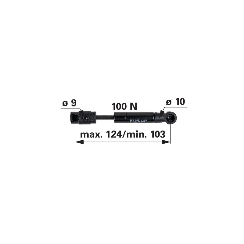 Stabilus - F339810020280 - Gasdruckfeder