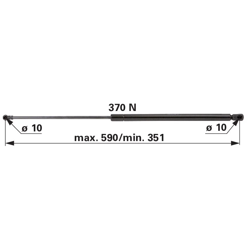 Stabilus - H199503020110 - Gasdruckfeder