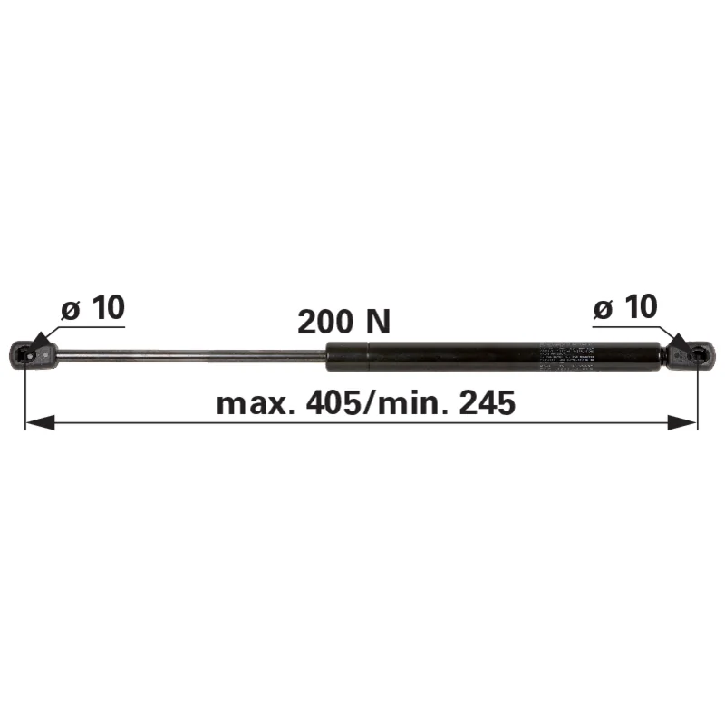 Stabilus - H205810050100 - Gasdruckfeder