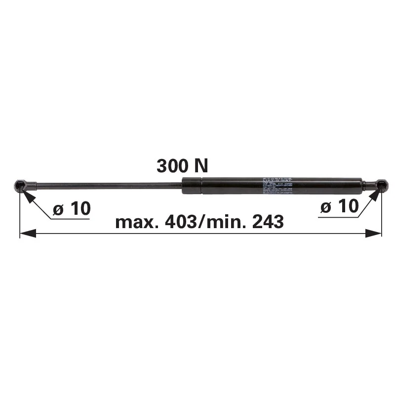 Stabilus - H334810030201 - Gasdruckfeder