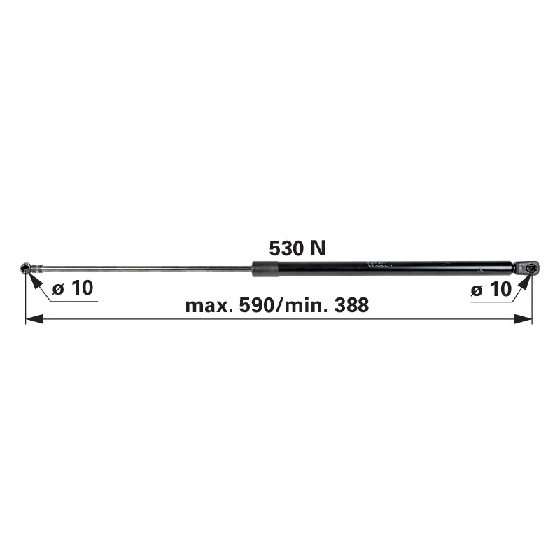 Stabilus - H718500020210 - Gasdruckfeder