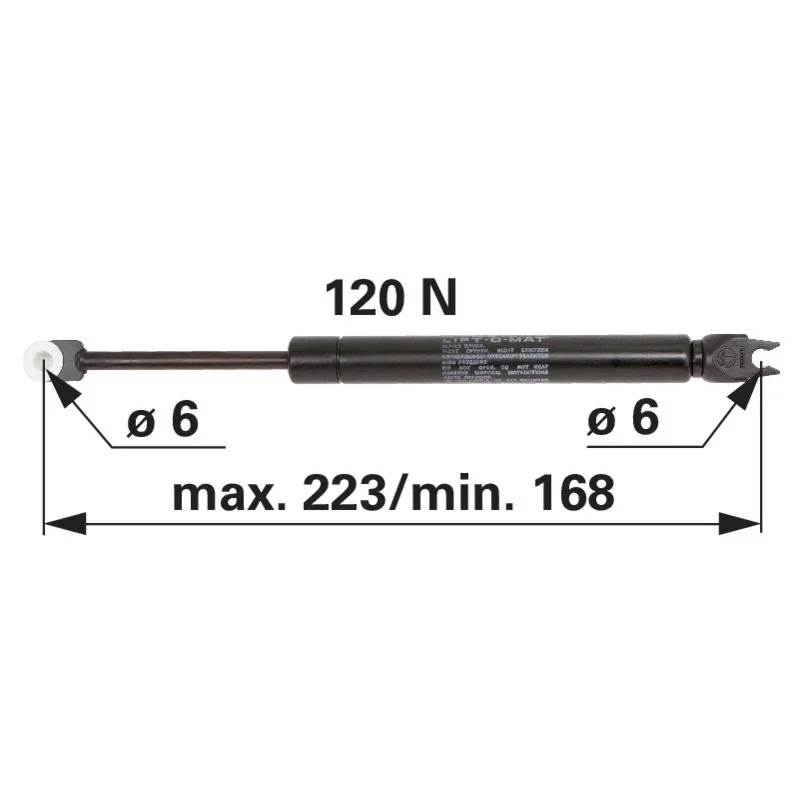 Stabilus - H816810020100 - Gasdruckfeder