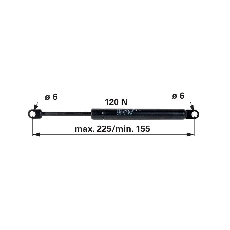 Stabilus - X800420446000 - Gasdruckfeder