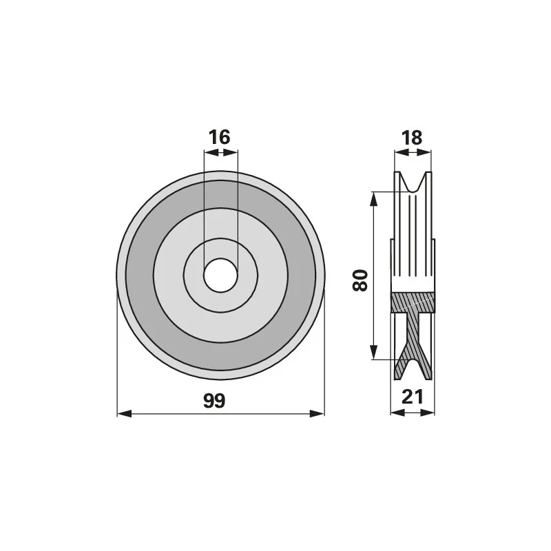STEYR - 180402210147 - Seilrolle