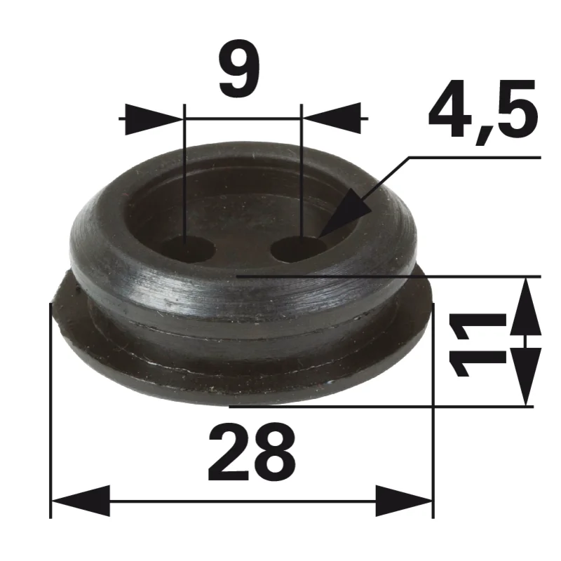 Stiga - 123275032/0 - Führungsgummi