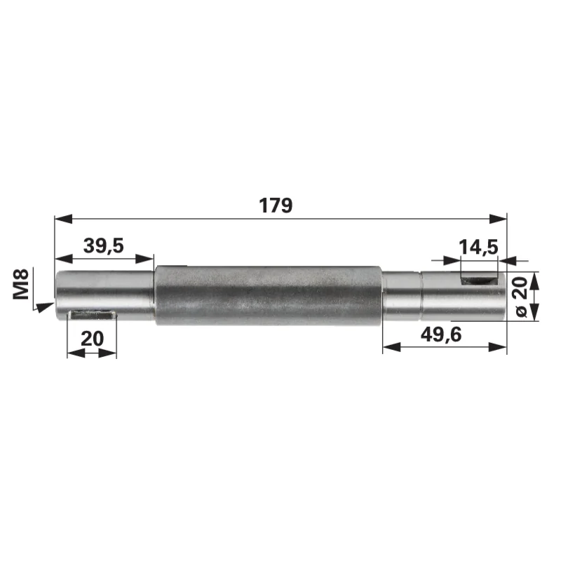 Stiga - 125020803/0 - Messerwelle Fahrtrichtung rechts J92