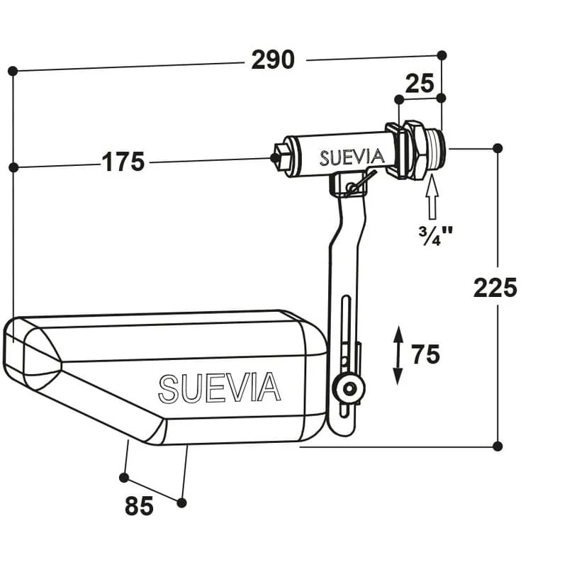 Suevia - 131.0738 - Schwimmerventil