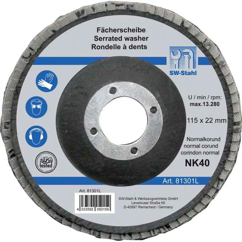 SW Stahl - 82301L - Schleiflamellenteller