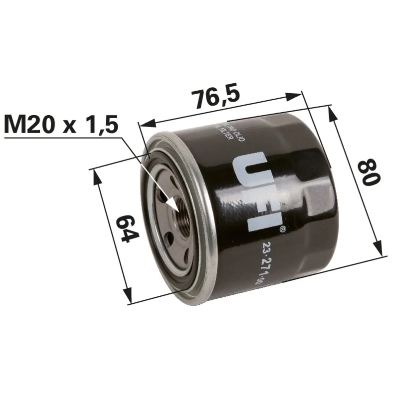 UFI - 2346100 - Motorölfilter