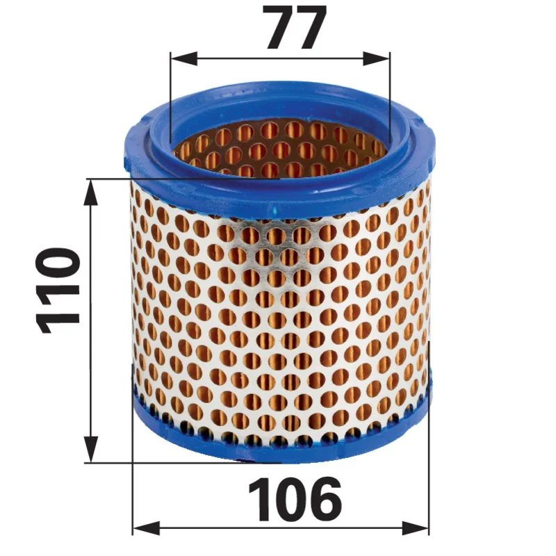 UFI - 2788500 - Luftfilterhauptpatrone