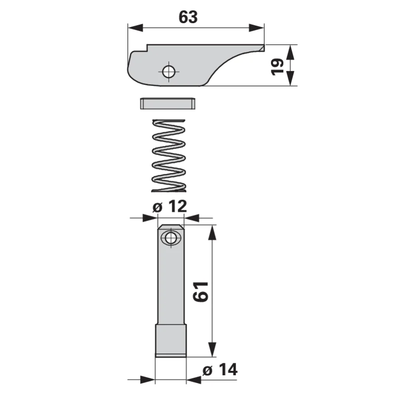 Vetter - AR8 - Arretierung