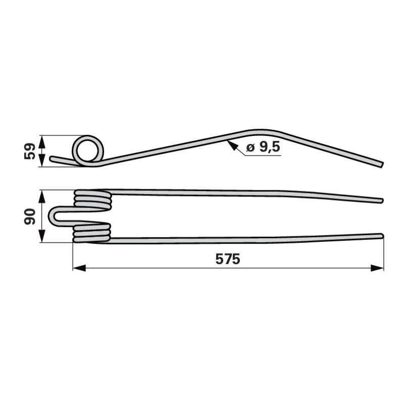 Vicon - VF16603700 - Kreiselschwaderzinke