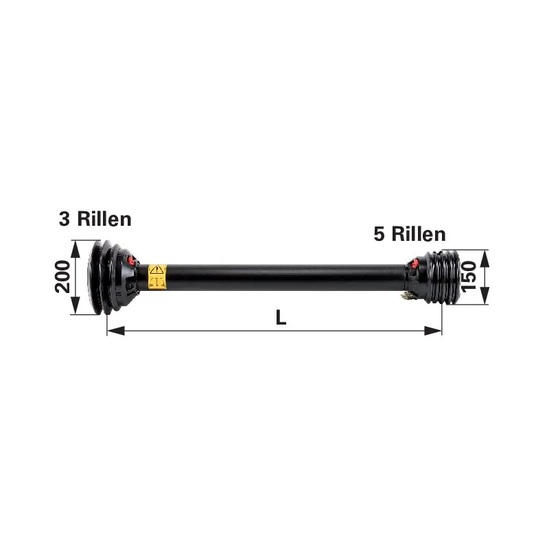 Weasler - 941-2500-101 - Gelenkwellenschutz