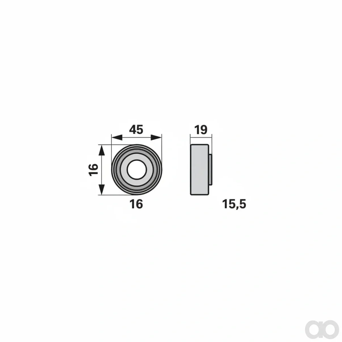 Horsch - 00310886 - Lager Anstelle Von 0024 Prillinger