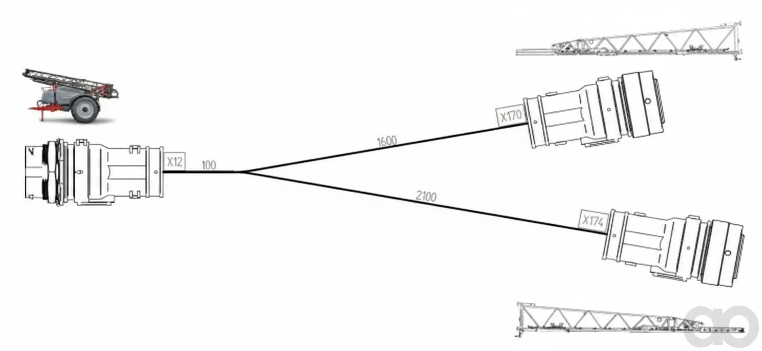 Horsch - 00347693 - KB 4Ax Verbindung Y Varianten