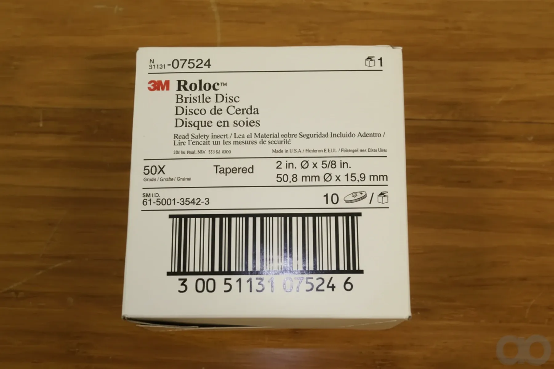 Hücobi - 07524 - Roloc-Borsten-Scheibe K50 Gruen 5