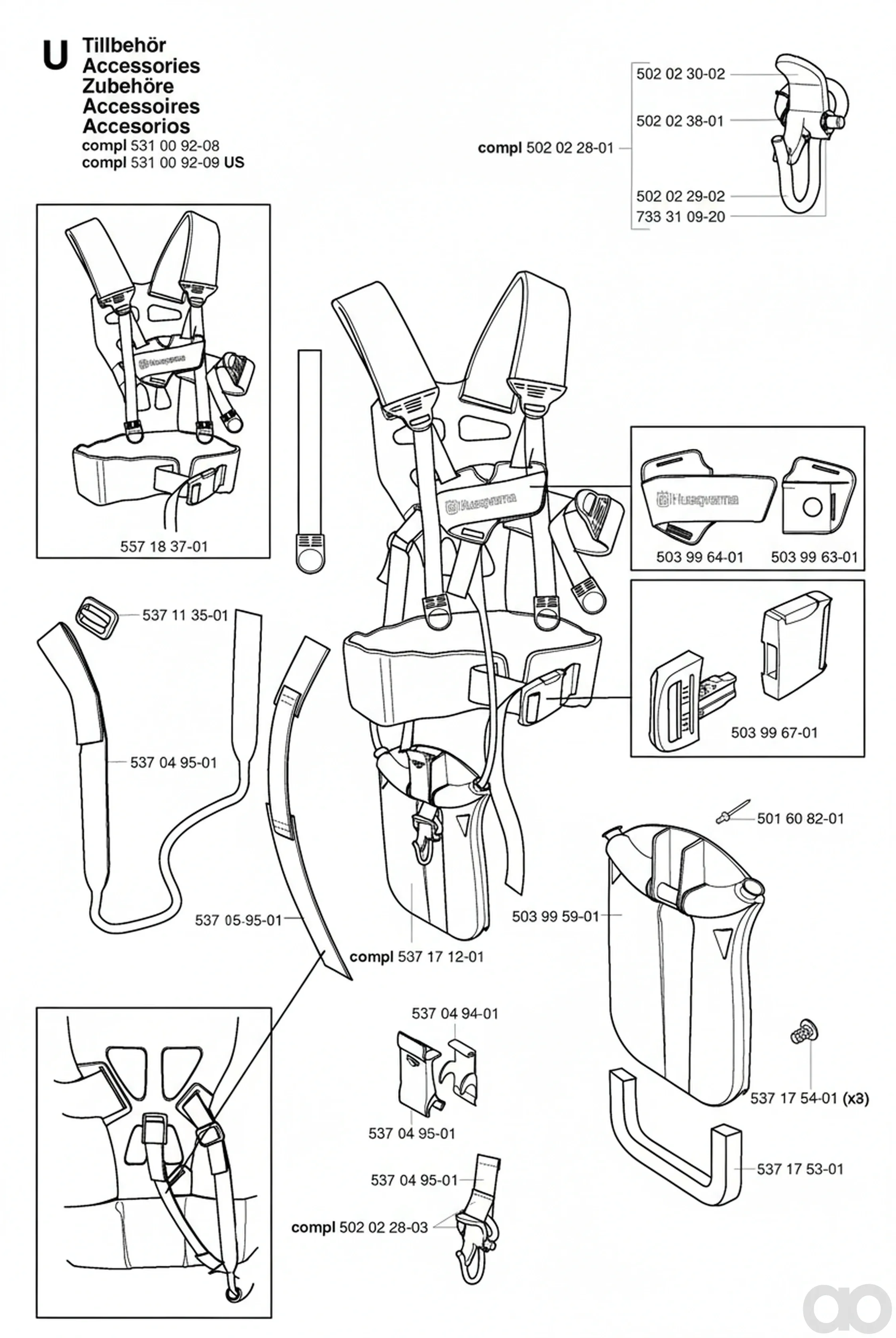 Husqvarna - 502022801 - Haken