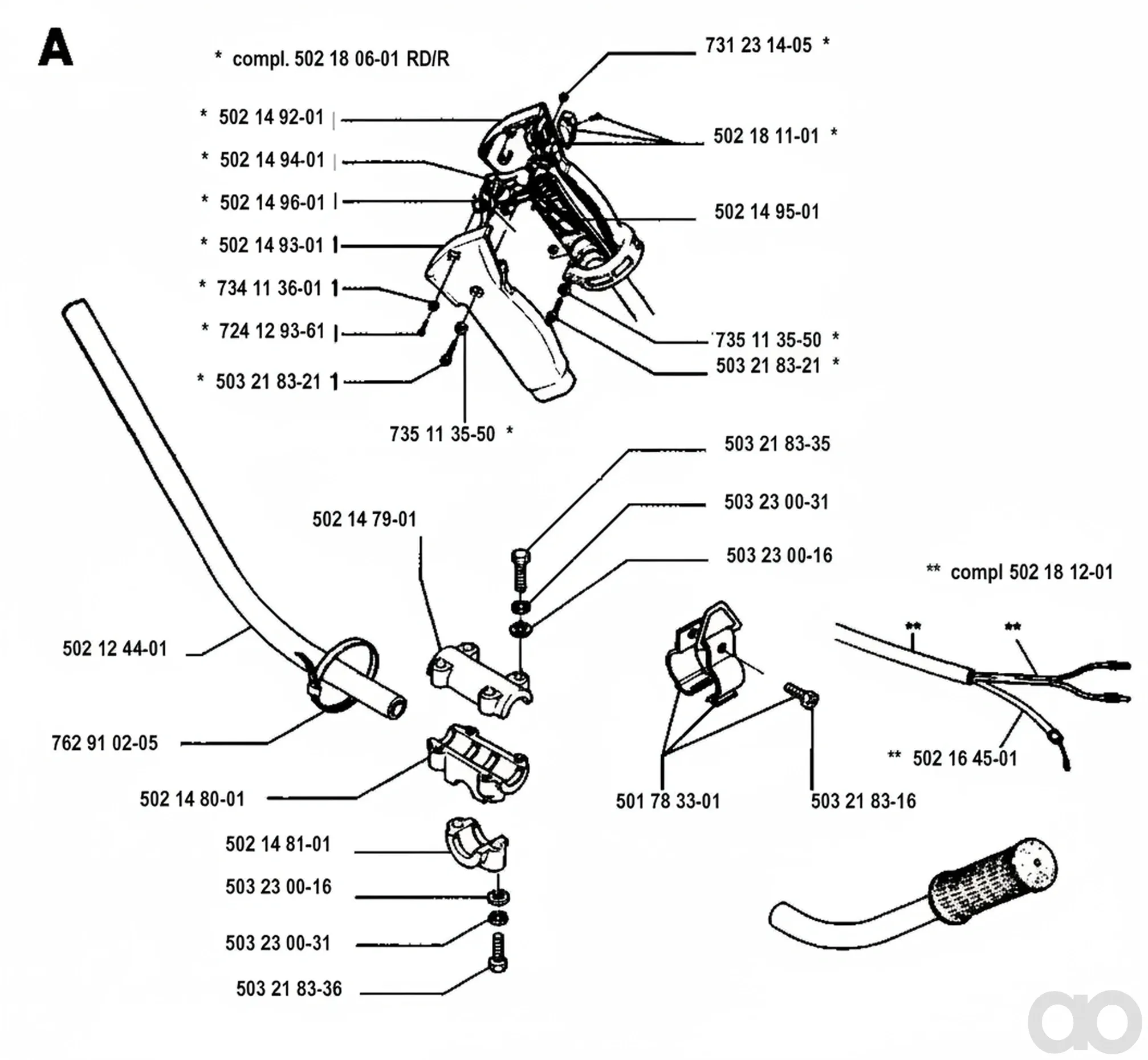 Husqvarna - 502181201 - WIRE Baugruppe