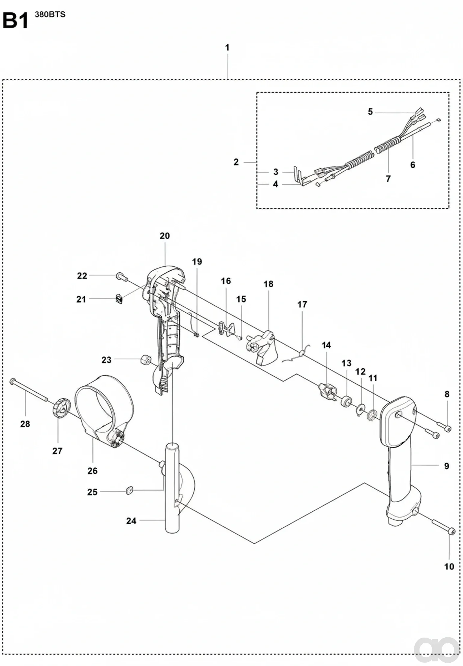 Husqvarna - 502244801 - Griffhaelfte