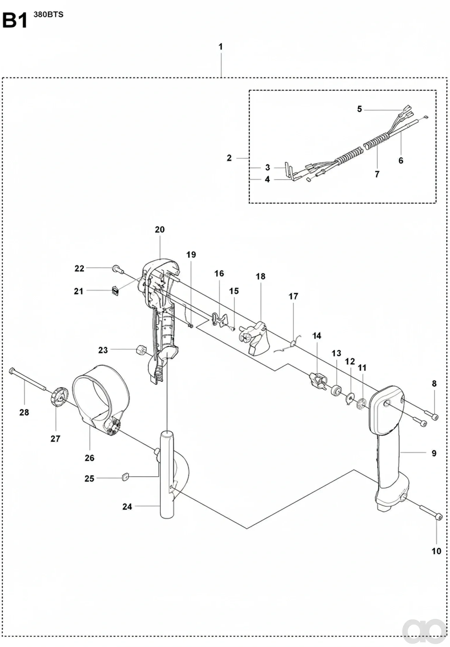 Husqvarna - 502244901 - Griffhaelfte