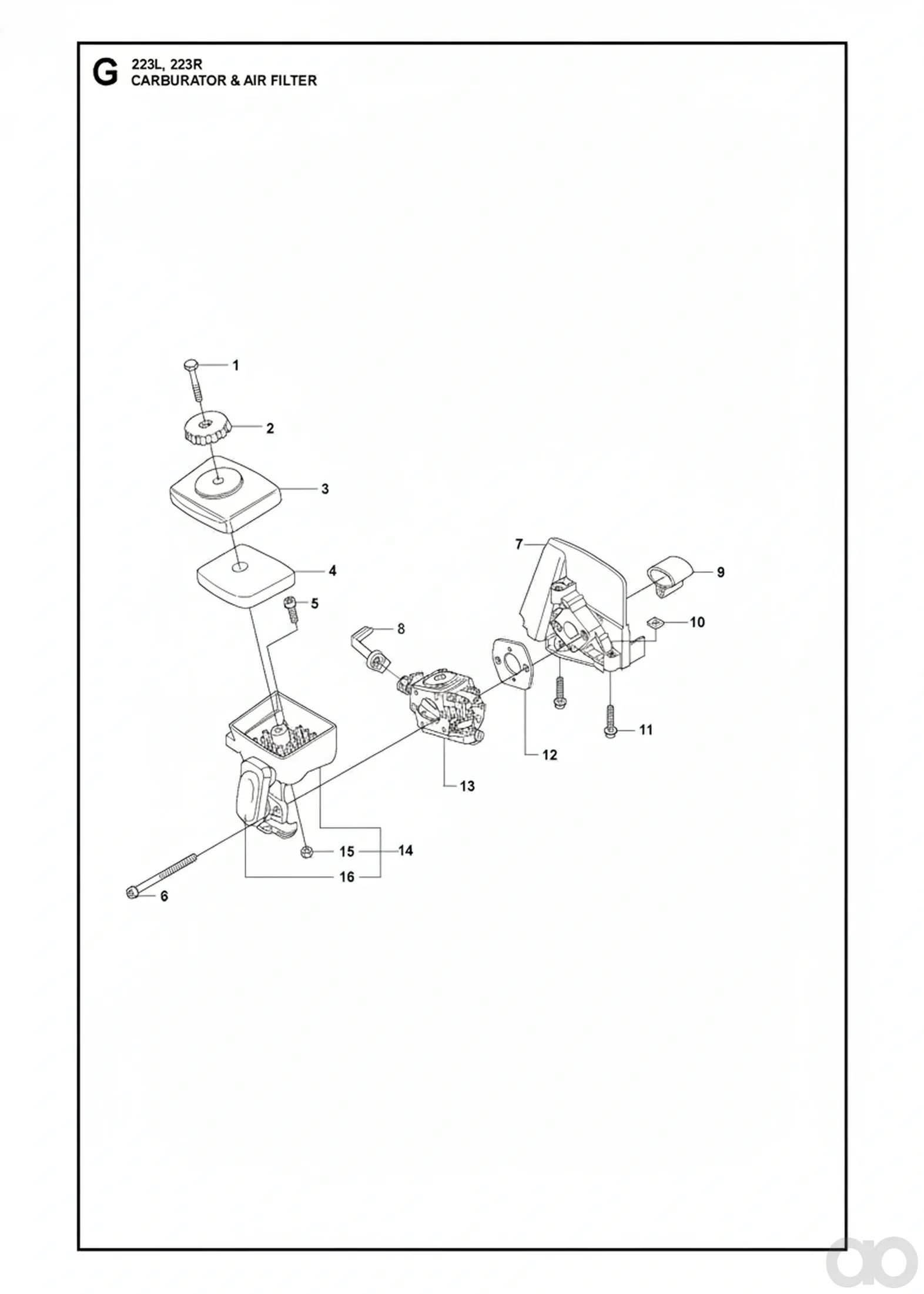Husqvarna - 503283401 - Vergaser (ZAMA C1Q-EL24)